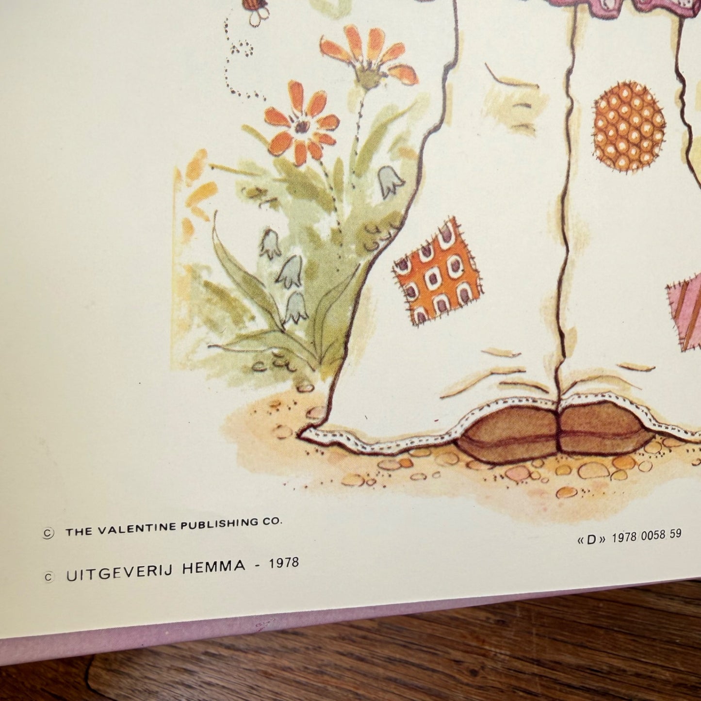 Vintage Sarah Kay boek De vakantietijd 1978