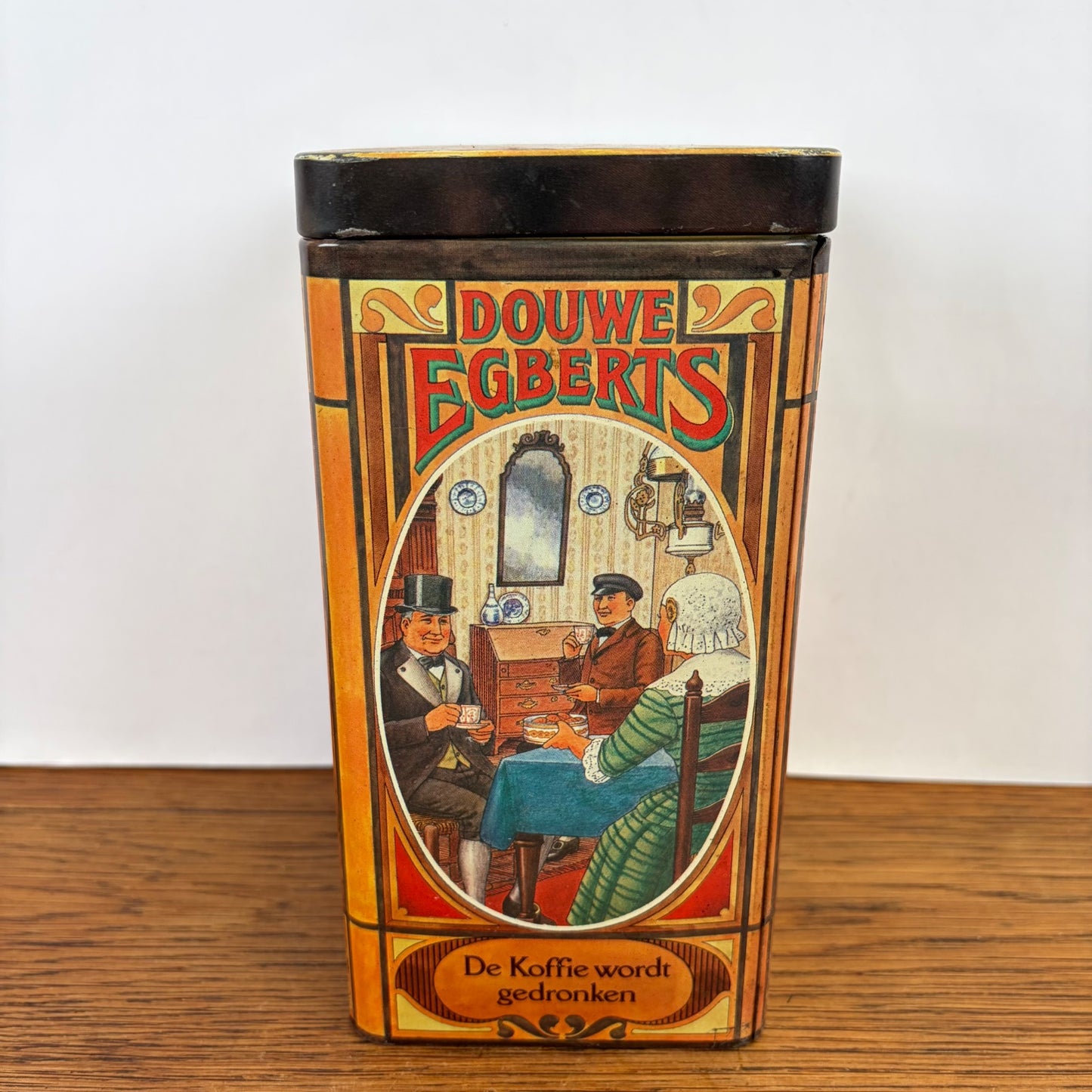 Vintage Douwe Egberts koffieblik