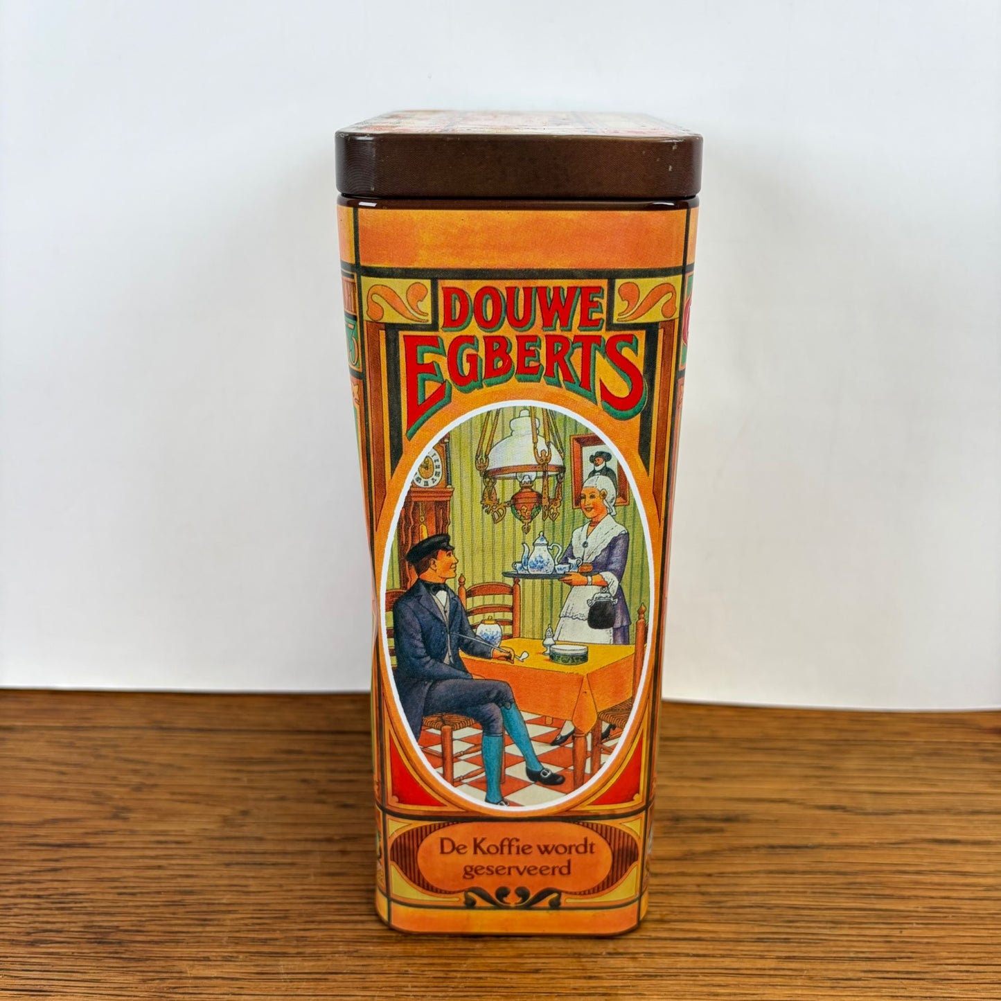 Vintage Douwe Egberts koffieblik