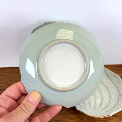 Vintage schelpvormige schaaltjes