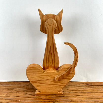 Houten kat