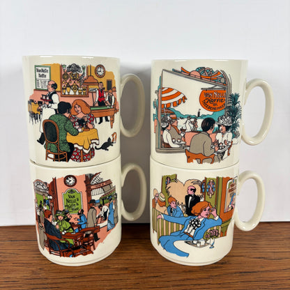 Vintage mokken van Nelle