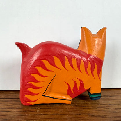 Oranje Laurel Burch kat