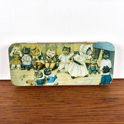 Vintage pennenblikje katten