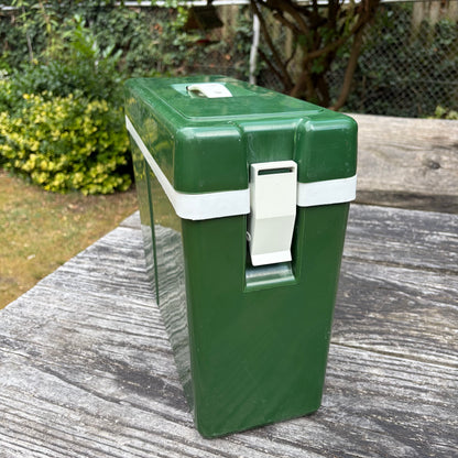 Vintage auto koelbox groen