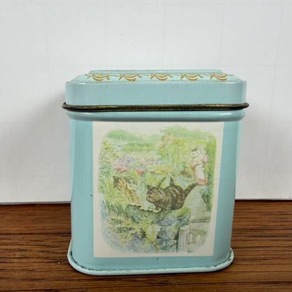 Vintage blikje tom kitten