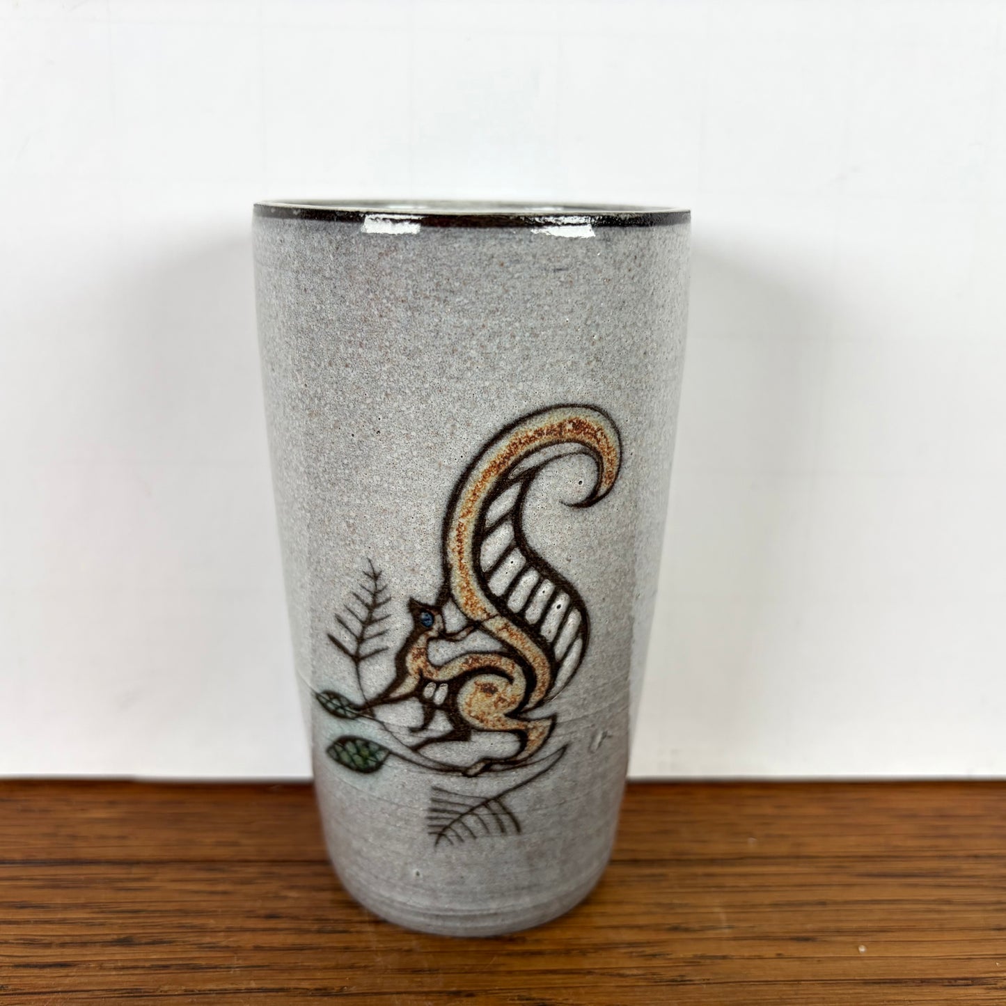 Vintage vaasje eekhoorn