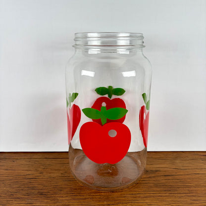 Vintage glazen appelpot