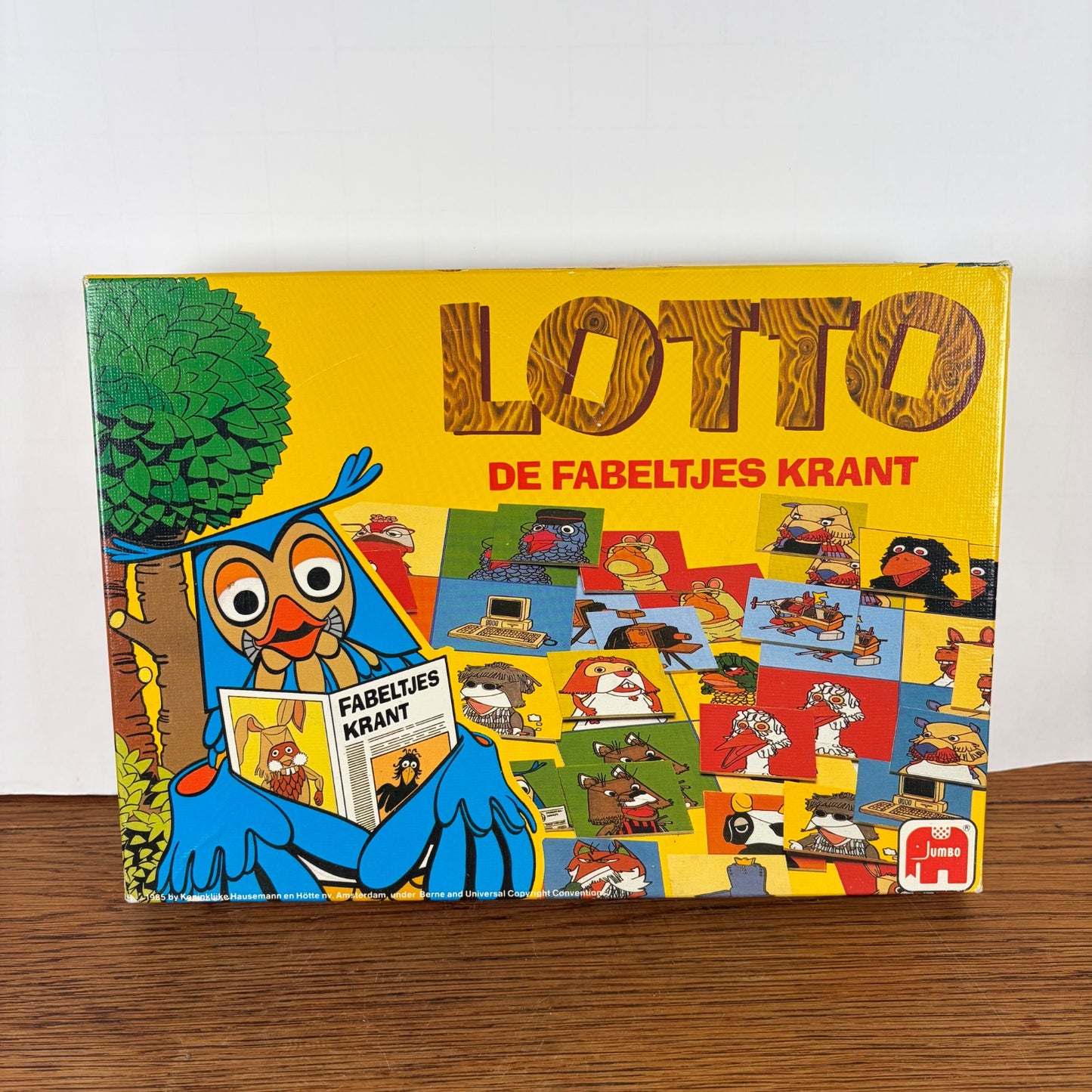 Vintage lottospel De Fabeltjeskrant Jumbo 1985