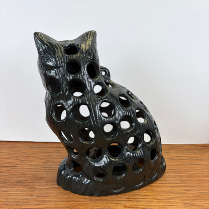 Vintage gietijzeren kat