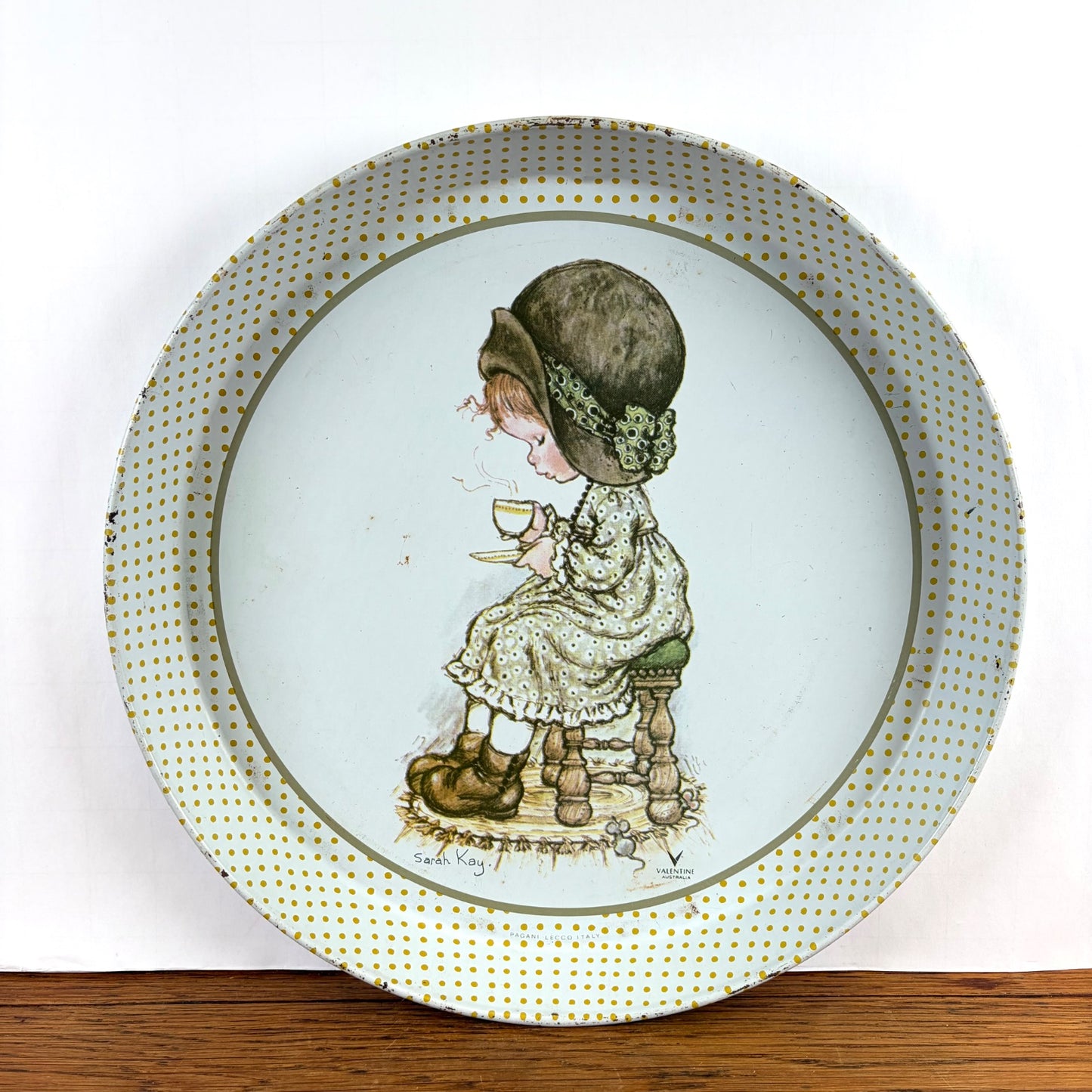 Vintage Sarah Kay dienblad wit