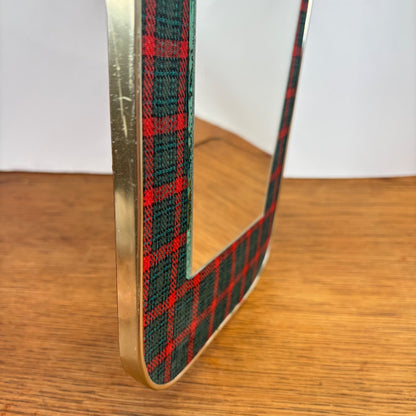 Vintage wandspiegel tartan