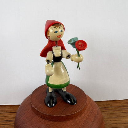 Vintage houten popje Goula