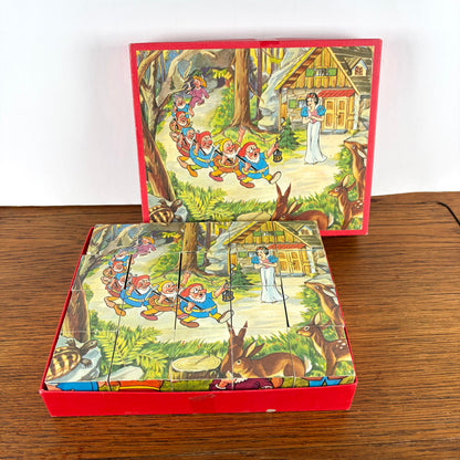 Vintage blokken puzzel