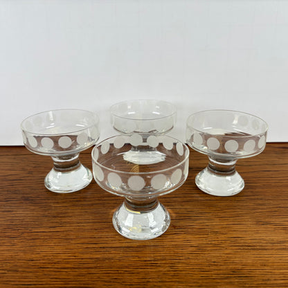 Vintage likeur glaasjes Ingrid Glass