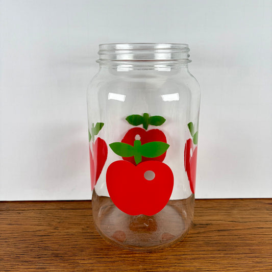 Vintage glazen appelpot