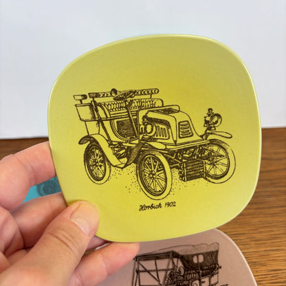 Vintage schaaltjes oldtimers pastelkleur
