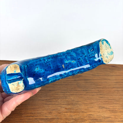 Vintage Bitossi kat blauw