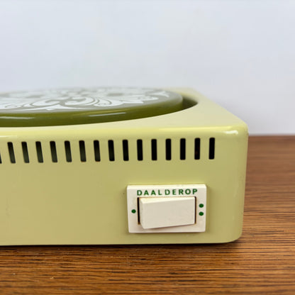 Vintage warmhoudplaatje groen