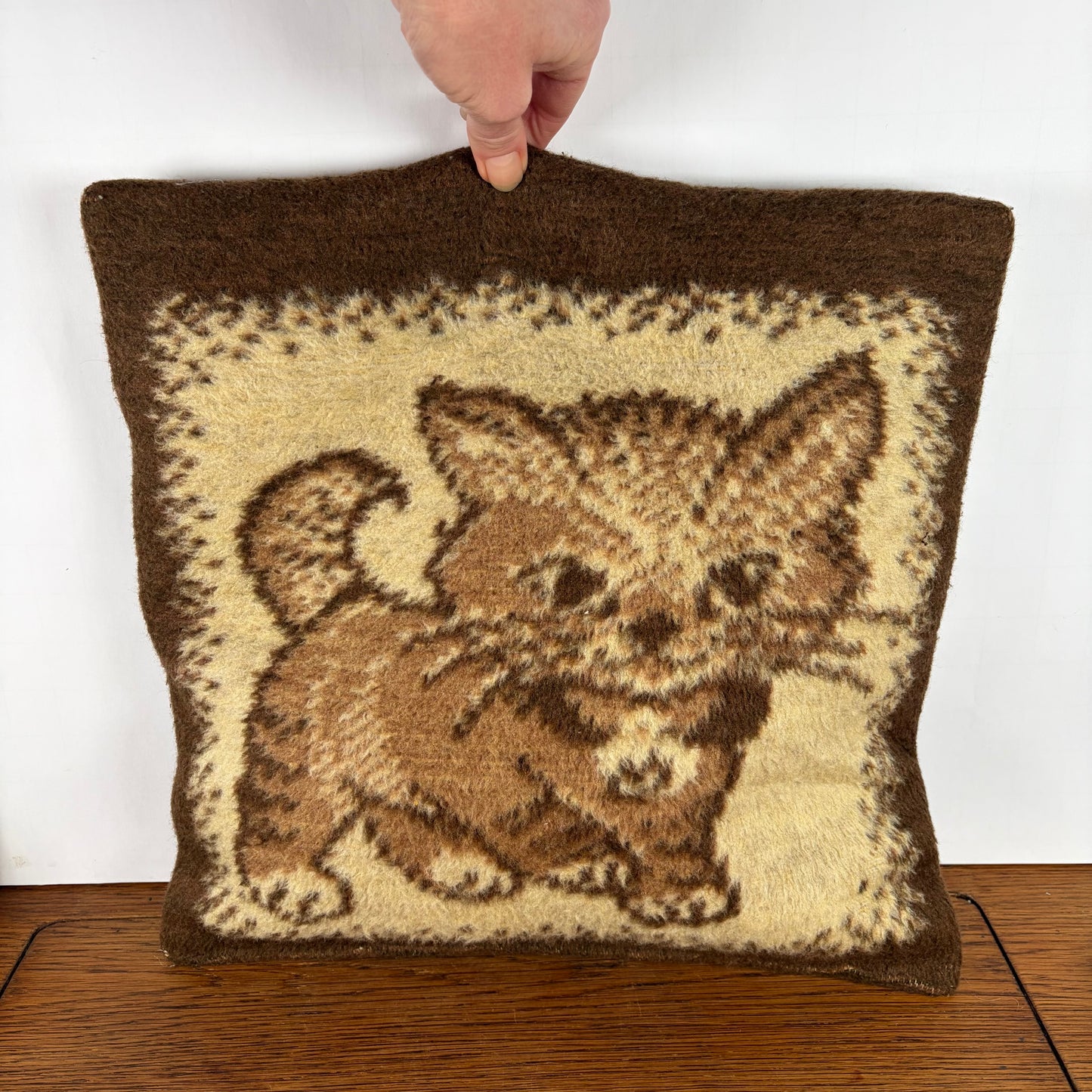 Vintage kussen kat