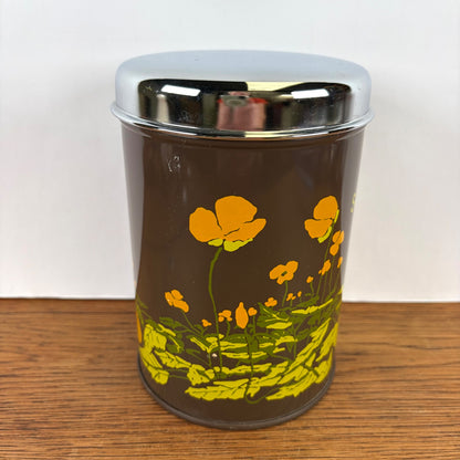 Vintage Brabantia blik suiker boterbloem