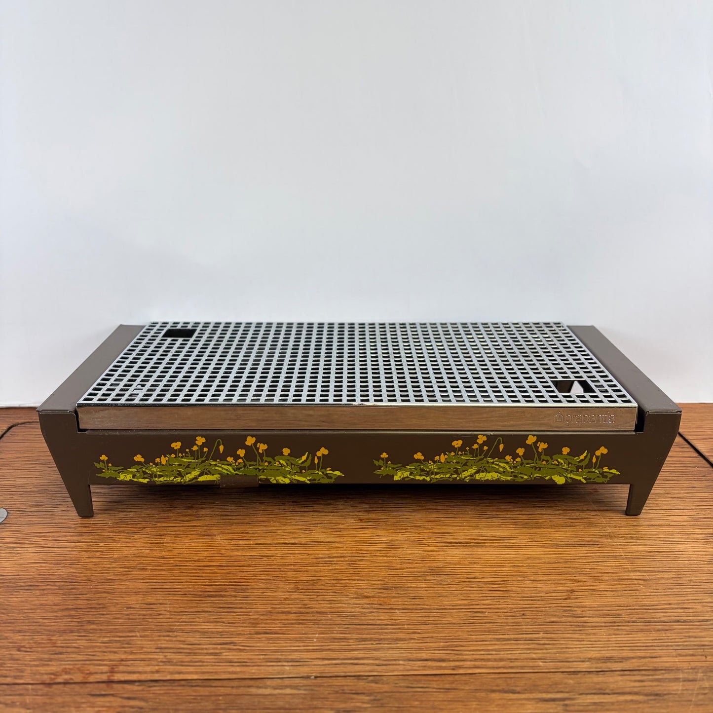 Vintage Brabantia rechaud boterbloem motief