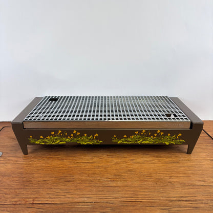 Vintage Brabantia rechaud boterbloem motief