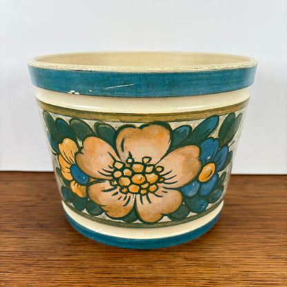 Vintage Emsa bloempot bloemen