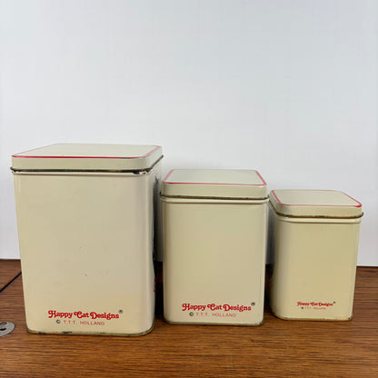 Vintage blikken George Happy Cat Design