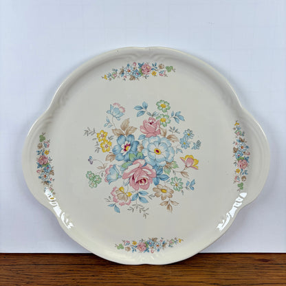 Serveer bord bloemen