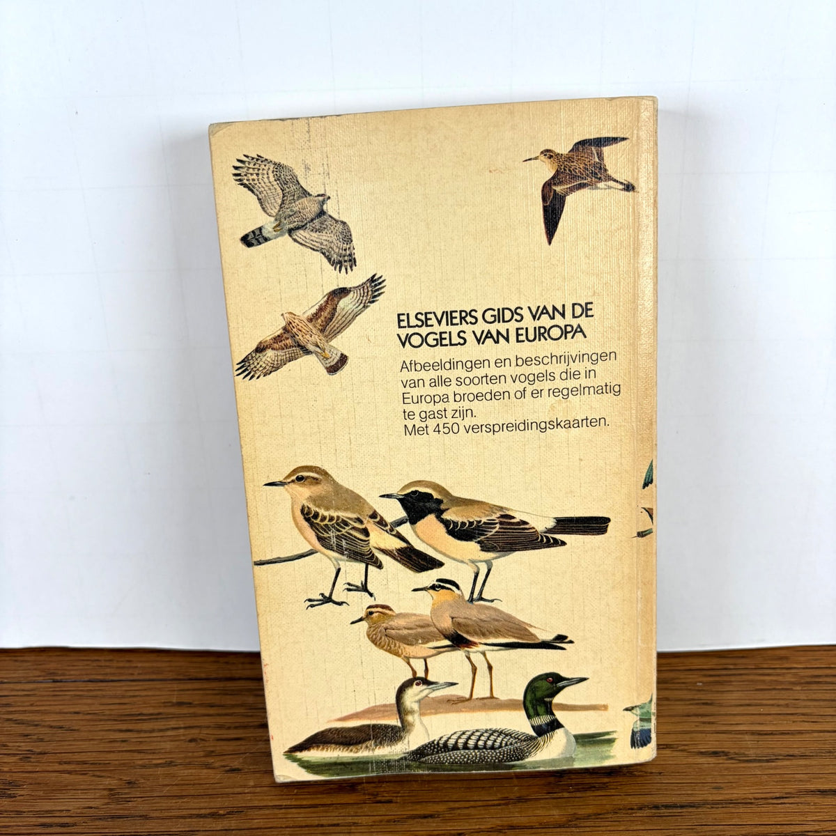 Vintage Elseviers gids van de vogels van Europa 1970