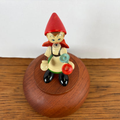 Vintage houten popje Goula
