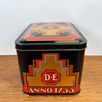 Vintage Douwe Egberts zegelblik