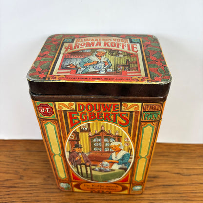 Vintage Douwe Egberts koffieblik