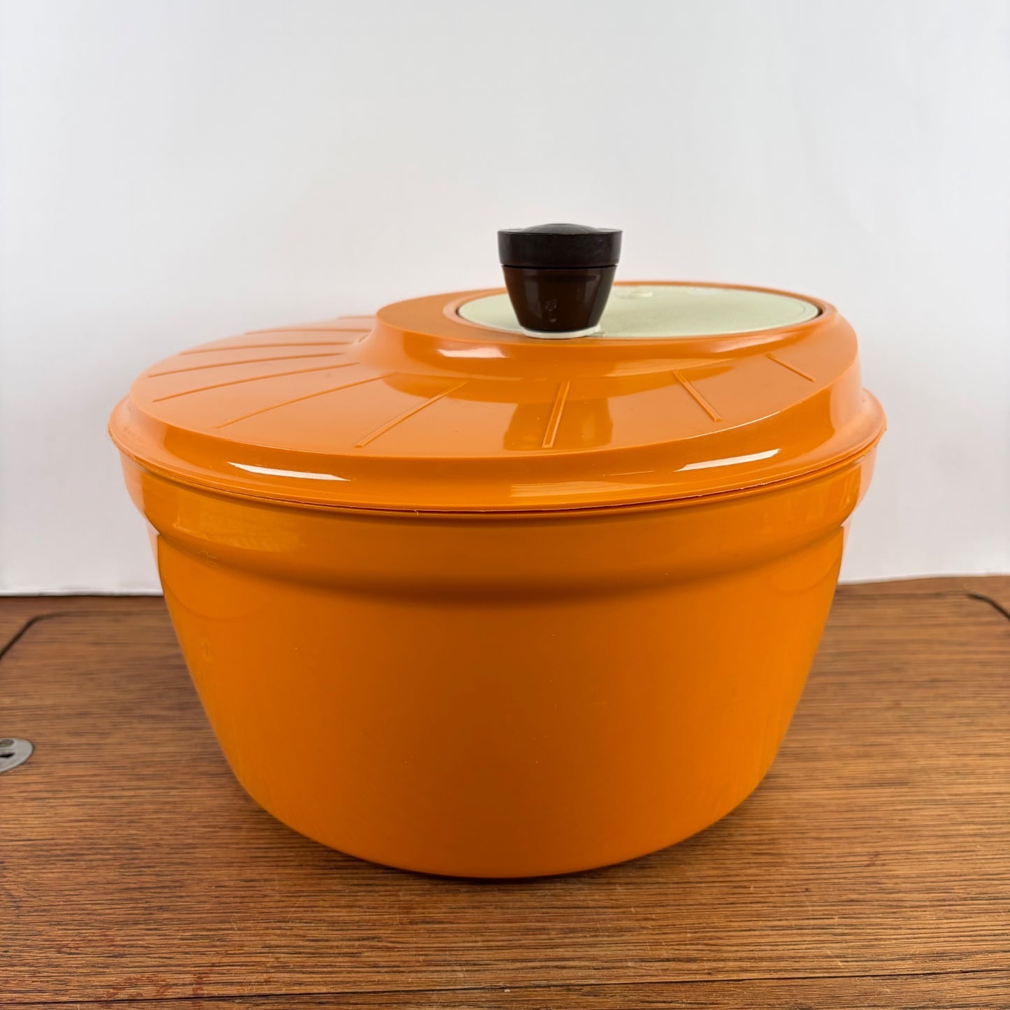 Vintage Moulinex slacentrifuge oranje