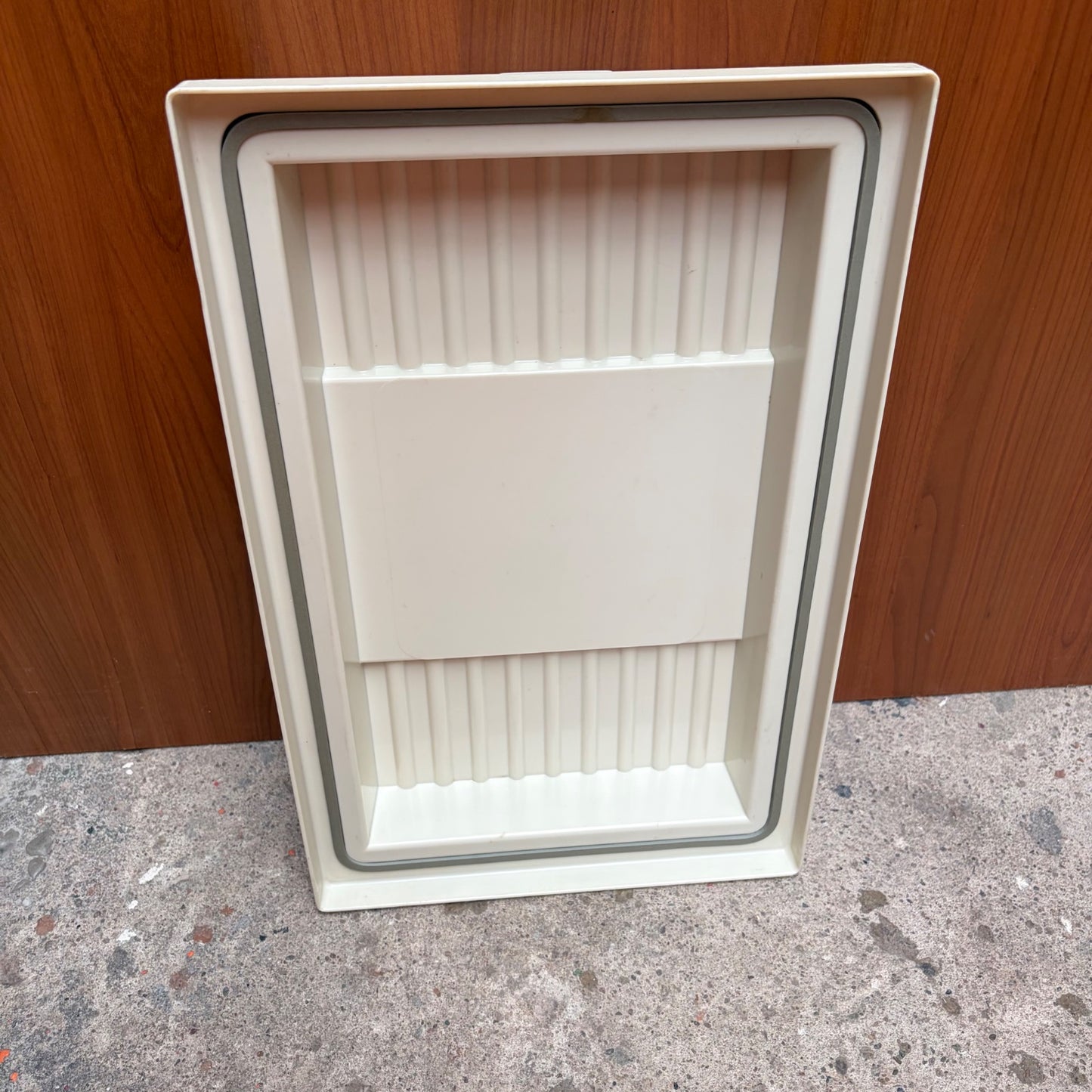 Vintage Curver koelbox oranje bruin