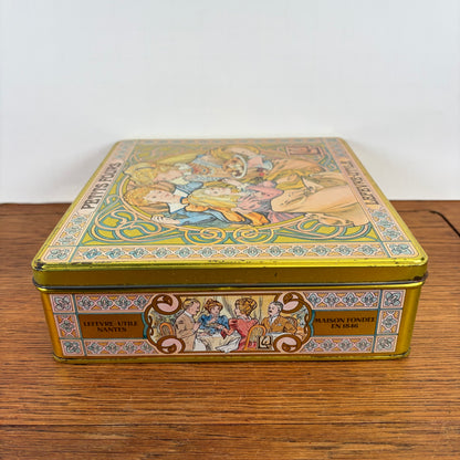 Vintage blik Petit Fours