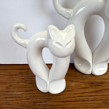 Vintage keramieken katten van Peter Selhorst