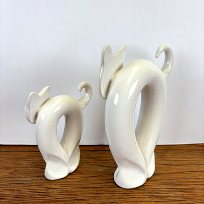 Vintage keramieken katten van Peter Selhorst