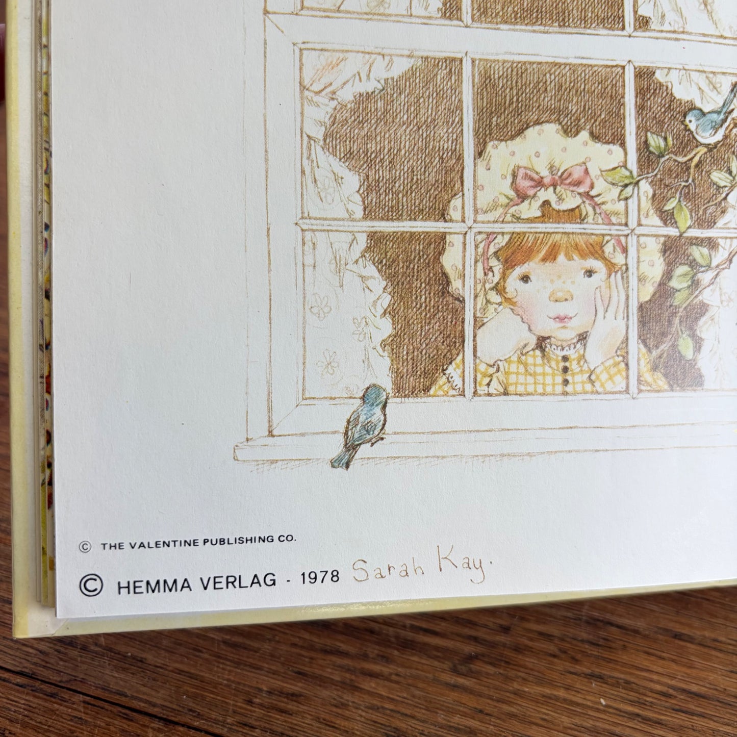 Vintage Sarah Kay boekje Kleine Freuden ganz gross