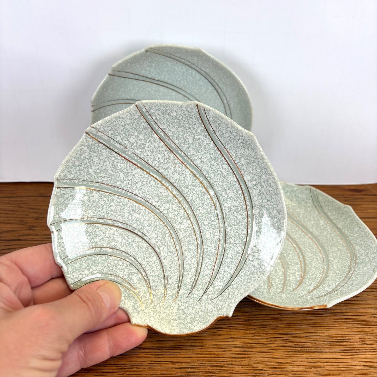 Vintage schelpvormige schaaltjes