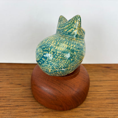 Houten doosje kat