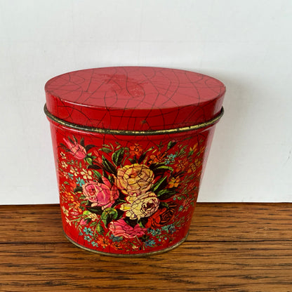 Mini rood blikje thee