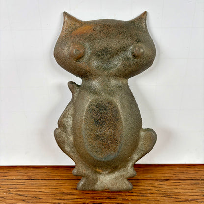Vintage katten schaaltje gietijzer