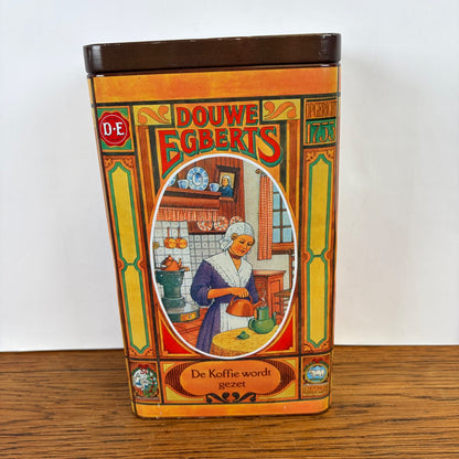 Vintage Douwe Egberts koffieblik