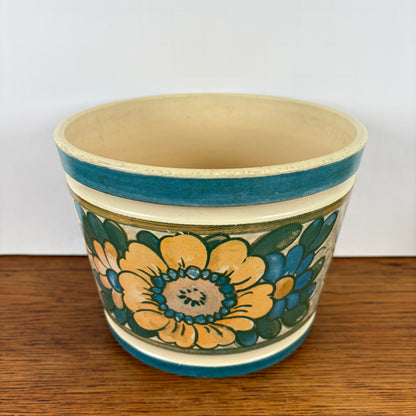 Vintage Emsa bloempot bloemen