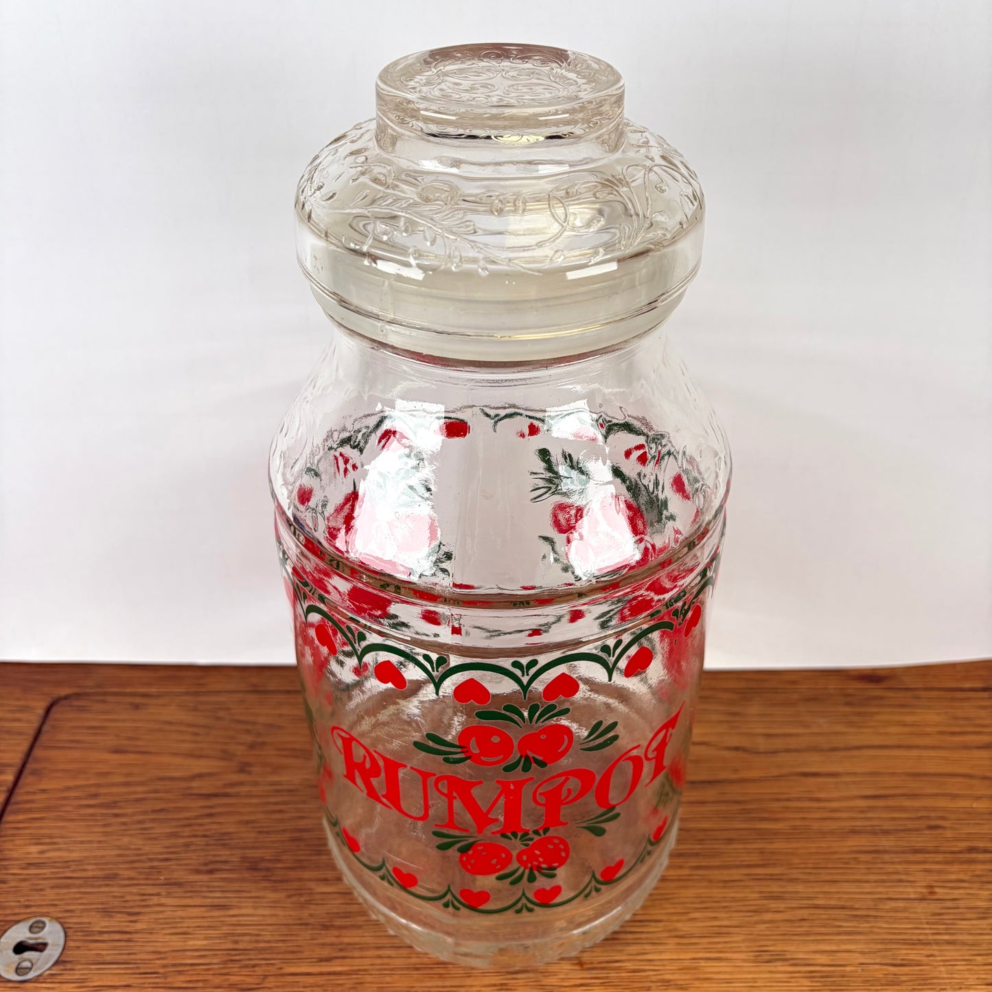 Vintage glazen rumpot