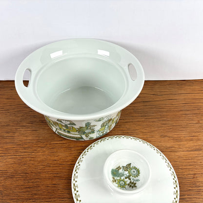 Vintage Figgjo Flint dekschaal Market groen