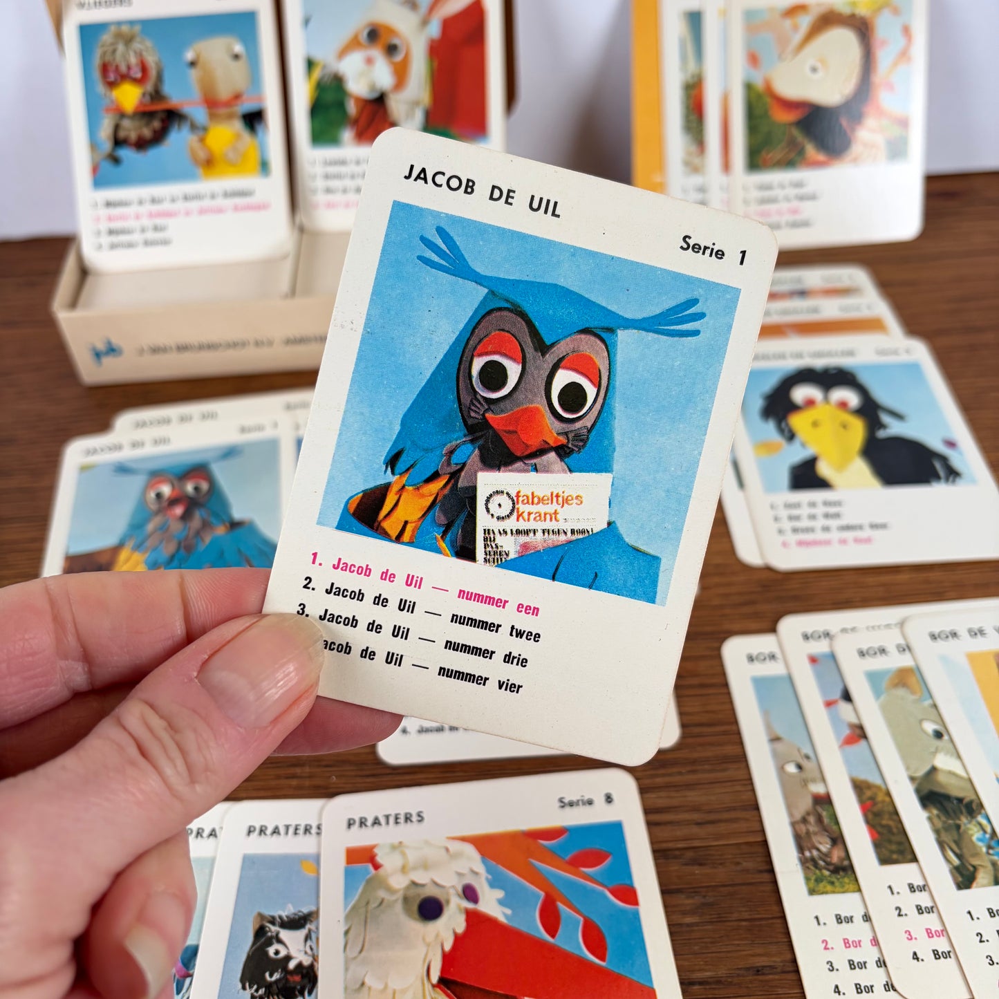 Vintage kwartet Fabeltjeskrant