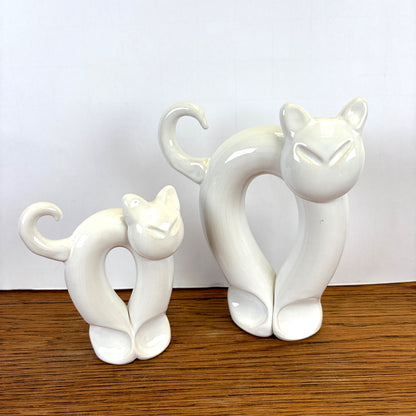 Vintage keramieken katten van Peter Selhorst